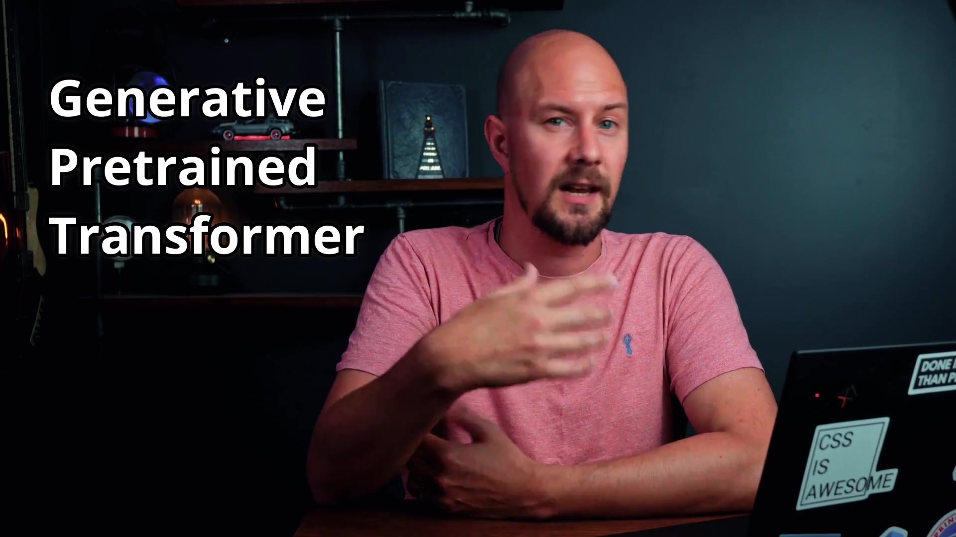 Generative Pretrained Transformer text on screen