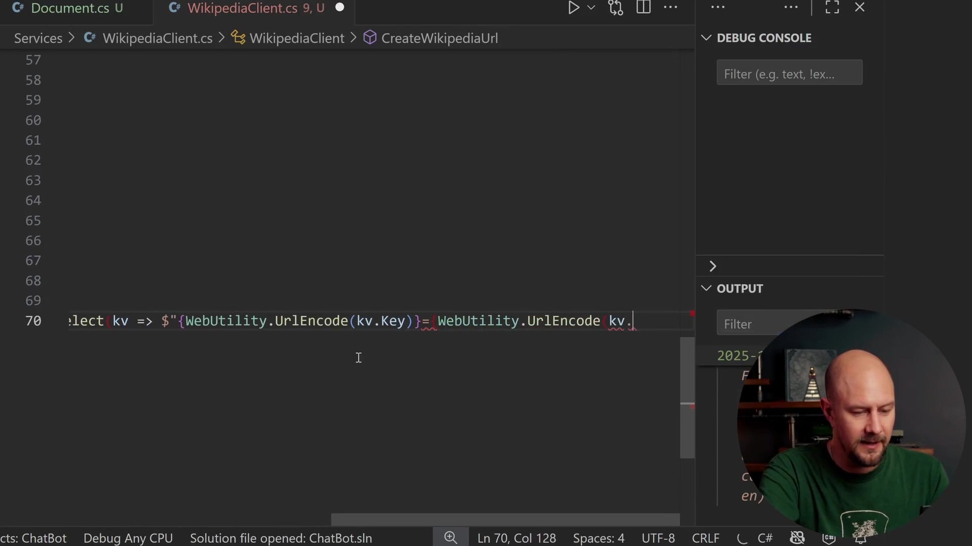 The public GetWikipediaPageForTitle method